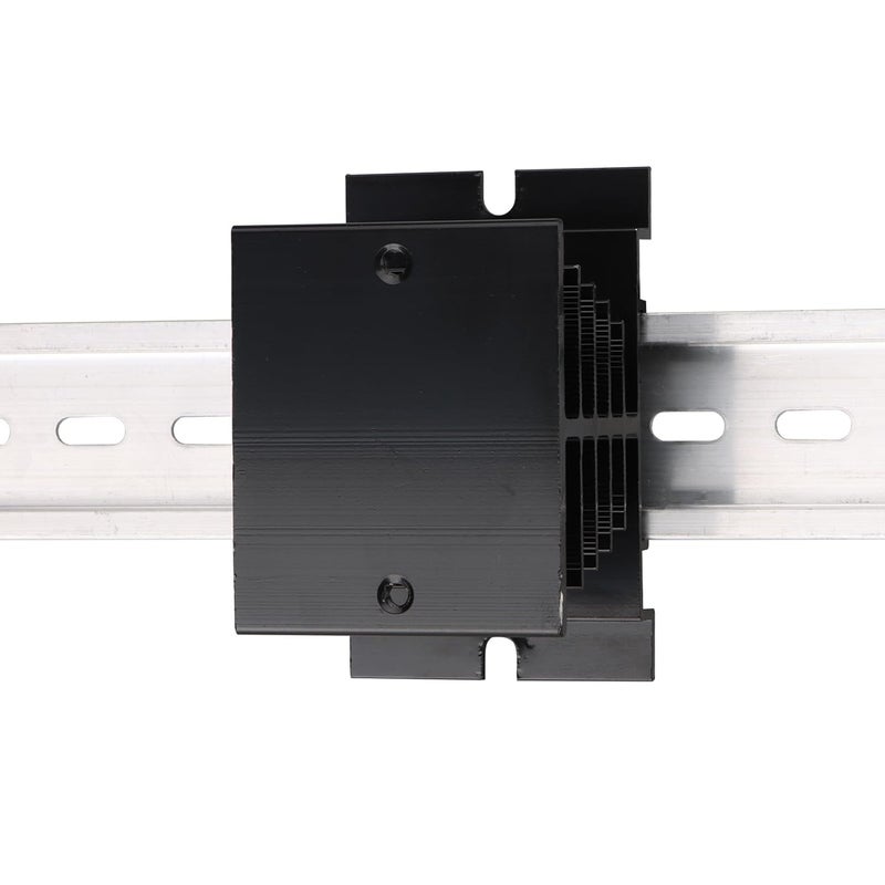 Weasch 2Pcs Single Phase Solid State Relay SSR Aluminum Heat Sink Dissipation Radiator Heatsinks Suitable for 10A-40A Relay (2) - Image 3